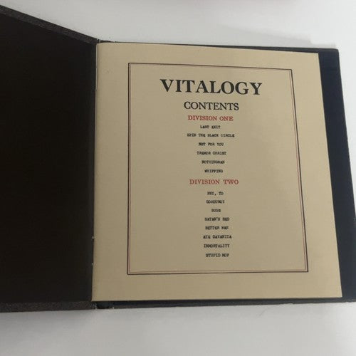 Pearl Jam – Vitalogy (CD) Australia Digipak 477861 2