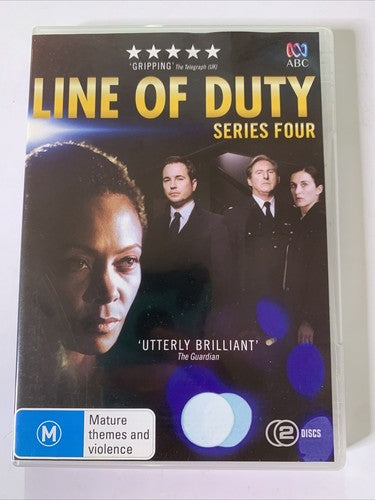 Line of Duty : Season 4 (DVD, 2015, 2-Disc) Region 4 NEW
