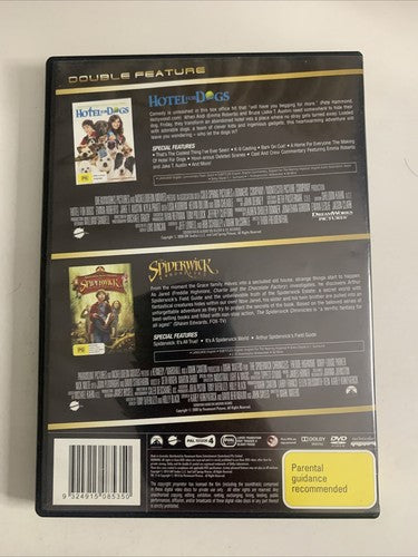 Hotel For Dogs / Spiderwick Chronicles (DVD, 2010, 2-Disc) Region 4