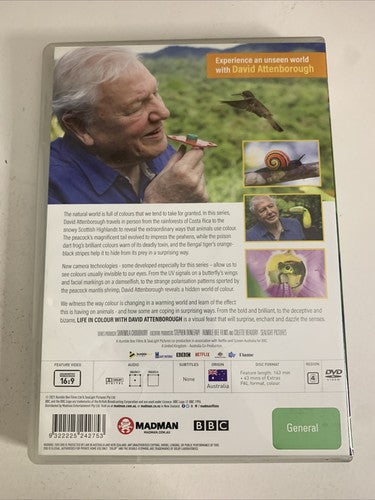 Life in Colour with David Attenborough (DVD, 2021) Region 4