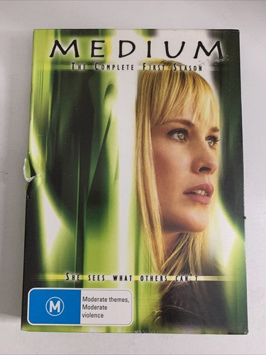 Medium : Season 1 (DVD, 2005, 4-Discs) Patricia Arquette  Region 4