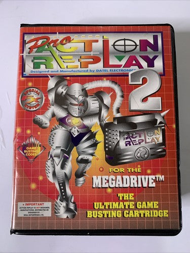 Datel Pro Action Replay 2 For SEGA Mega Drive Cheats Universal Cartridge Adapter