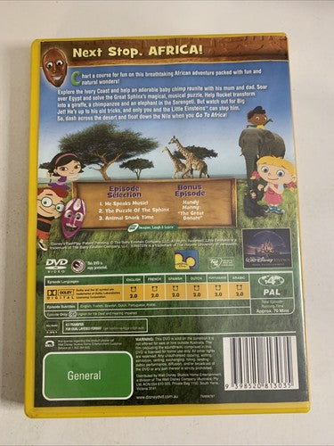 Little Einsteins: Go to Africa (DVD, 2008) Disney Animation Region 4