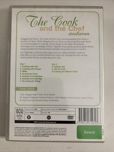 The Cook and the Chef: Autumn (DVD, 2006) Simon Bryant, Maggie Beer Region 4