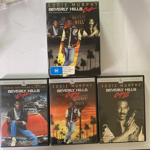 Beverly Hills Cop 1, 2, 3 Collection (DVD, 2000) Eddie Murphy Region 4