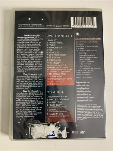 Beyoncé – Live At Wembley (DVD + CD, 2004, 2-Disc) All Regions
