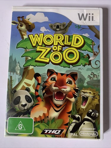 World of Zoo Nintendo Wii PAL 2009 Game Complete