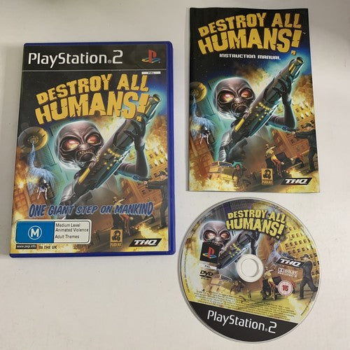 Destroy All Humans 1 PS2 Sony PlayStation 2 PAL Game Complete