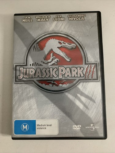 Jurassic Park III (DVD, 2001) Sam Neill Region 4 &2