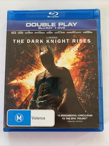 The Dark Knight Rises (Blu-ray + DVD, 2011, 3-Disc) Region B &4