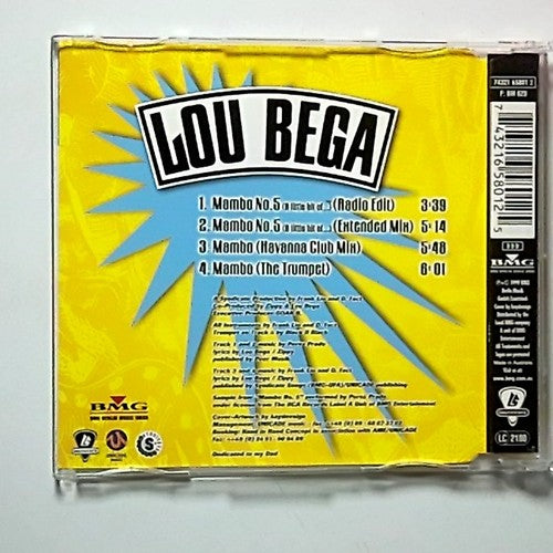 Lou Bega – Mambo No.5 (A Little Bit Of...) (CD, 1999) Australia 74321 65801 2