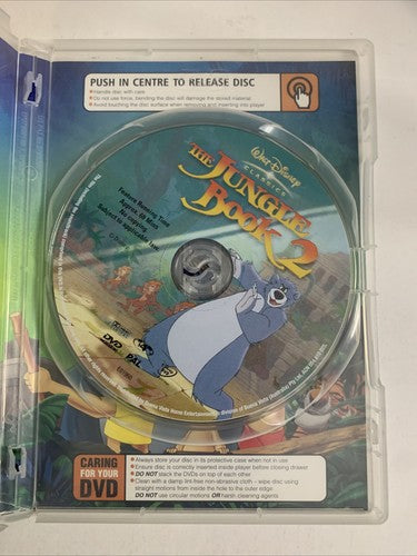The Jungle Book 2 (DVD, 2002) Disney Animated Film Region 4