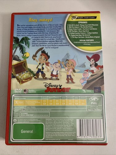 Jake and the Never Land Pirates: Yo Ho, Mateys Away! (DVD, 2011) Disney Region 4