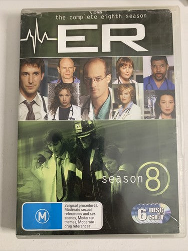 ER : The Complete Season 8 (DVD, 1999, 6-Disc) Region 4