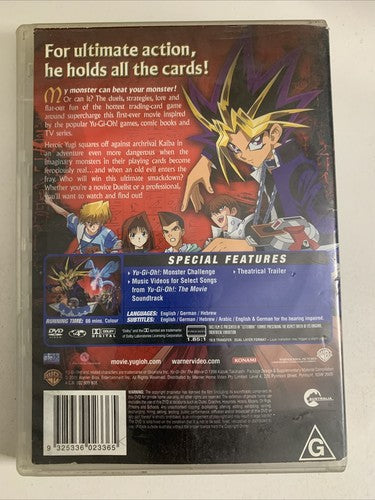 Yu-Gi-Oh! The Movie (DVD, 2004) Anime Region 4
