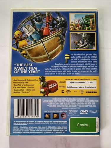 Robots (DVD, 2005) Ewan McGregor, Robin Williams Animation Movie Region 4