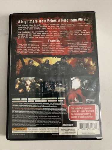 Gears Of War 1 Microsoft XBOX 360 PAL Game