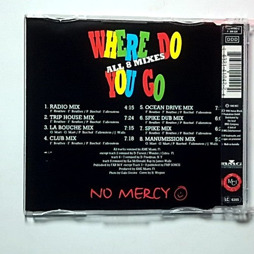 No Mercy – Where Do You Go (CD, 1996) Australia 74321 41042 2