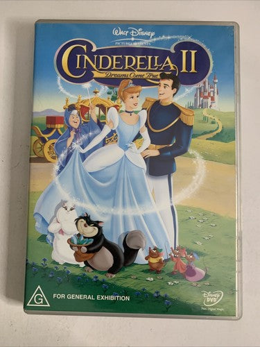 Cinderella II: Dreams Come True (DVD, 2002) Disney Animated Movie Region 4