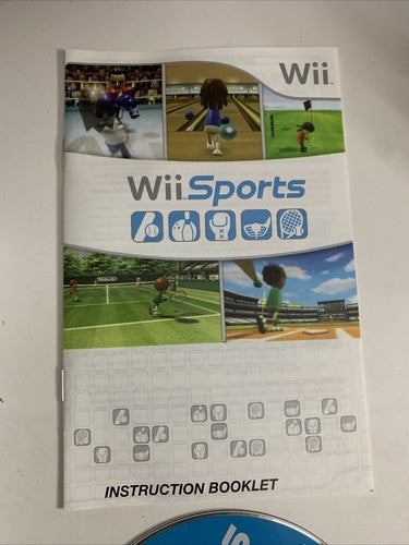 Wii Sports (Nintendo Wii, 2006) Game PAL Complete