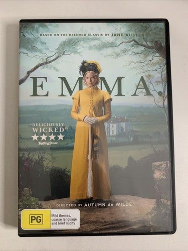 Emma (DVD, 2020) Anya Taylor-Joy, Bill Nighy, Miranda Hart region 4 NEW