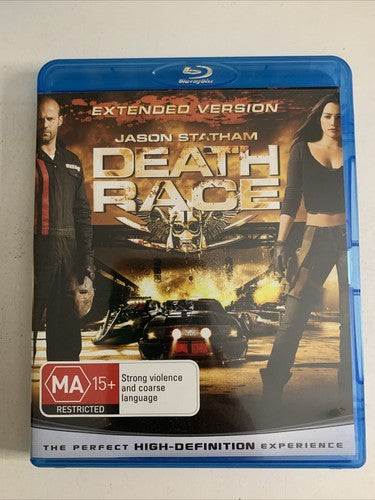 Death Race (Extended Version, Blu-ray, 2008) Jason Statham Region B
