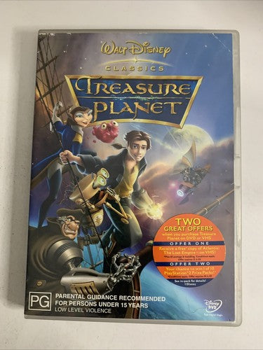 Treasure Planet (DVD, 2002) Disney Film Animation Region 4