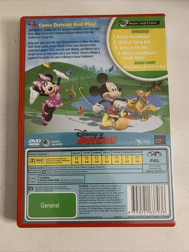 Mickey Mouse Clubhouse: Mickey's Great Outdoors (DVD, 2010) Disney Region 4
