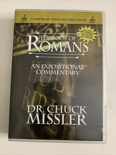 The Books of Romans: An Expositional Commentary (DVD, 8-Disc) Dr Chuck Missler