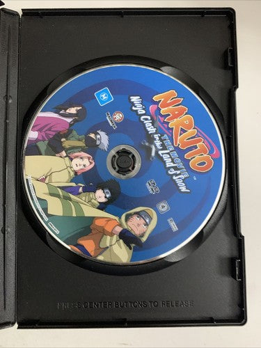 Naruto The Movie: Ninja Clash in the Land of Snow (DVD, 2004) Anime Region 4
