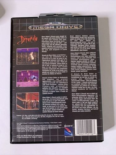 Dracula Sega Mega Drive PAL 1993 Game Complete