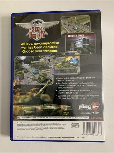 Seek And Destroy PS2 Sony PlayStation 2 PAL Game  Complete