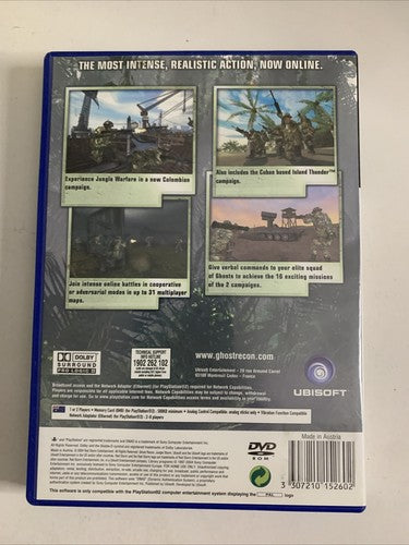 Tom Clancy's Ghost Recon: Jungle Storm PS2 Sony PlayStation 2 PAL Game Complete