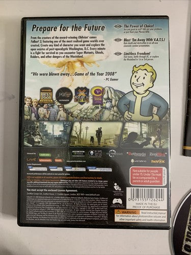 Fallout 3 : Game of The Year Edition PC Windows DVD Game