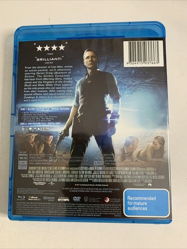 Cowboys & Aliens (Blu-ray + DVD, 2011, 2-Disc) Region B