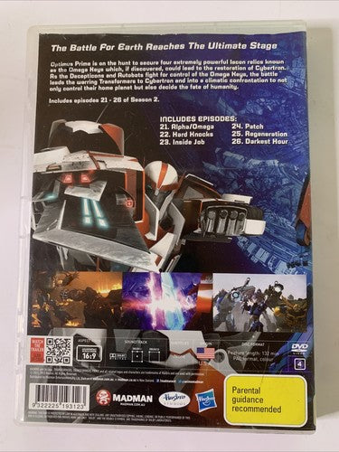 Transformers Prime: Advance on Cybertron : Season 2 Vol 5 (DVD, 2010) Region 4
