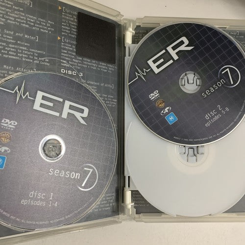 ER : The Complete Season 7 (DVD, 1999, 6-Disc) Region 4