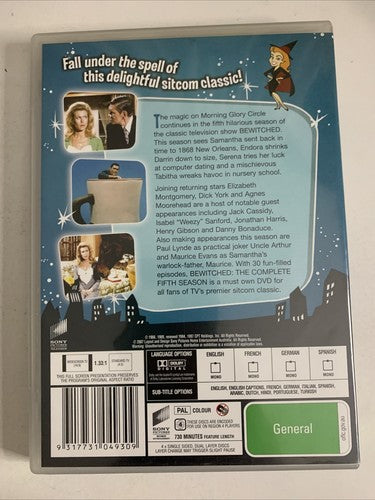 Bewitched : The Complete Season 5 (DVD, 1965, 4-Disc) Region 4