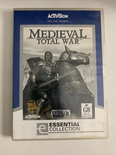 Medieval: Total War PC Windows CD-ROM Real Time Strategy Game