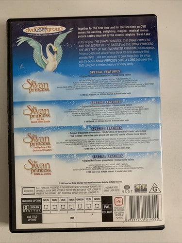The Swan Princess 1, 2, 3 (Ultimate Collector's Edition, DVD, 1994) Region 4