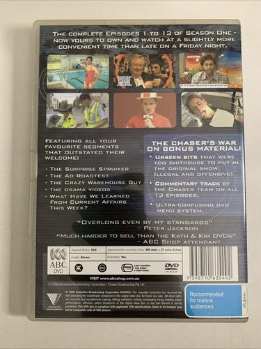 The Chaser's War on Everything : Season 1 : Episodes 1-13 (DVD, 2006) Region 4