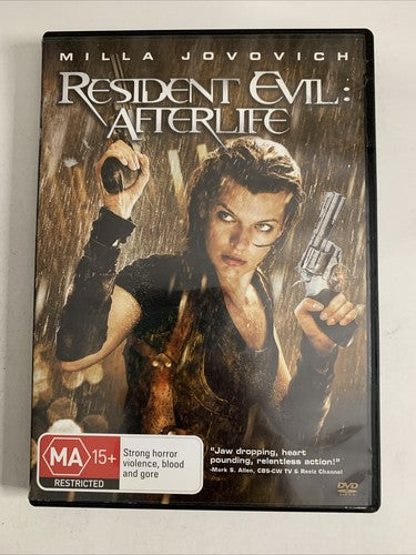 Resident Evil: Afterlife (DVD, 2010) Milla Jovovich Region 4