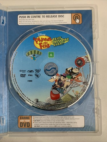 Phineas and Ferb: Best Lazy Day Ever (DVD, 2012) Disney Animation Region 4