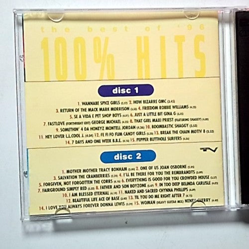 Various – 100% Hits The Best Of '96 (CD, 1996) Australia 9876602