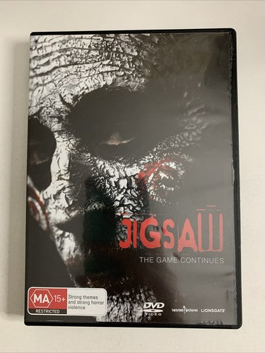 Jigsaw: The Game Continues (DVD, 2017) Horror Film Region 4