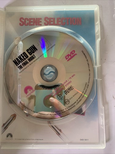 Naked Gun 33 1/3: The Final Insult (DVD, 1994) Leslie Nielsen Region 4