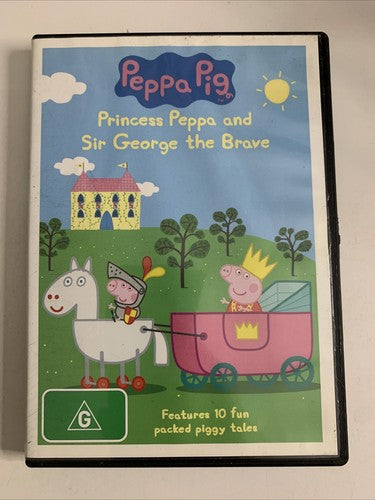 Peppa Pig: Princess Peppa & Sir George the Brave (DVD, 2009) Animation Region 4