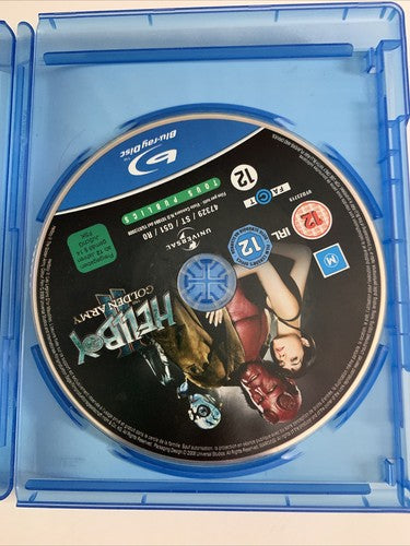 Hellboy II: The Golden Army (Blu-ray, 2008, 2-Disc) Ron Perlman Region B