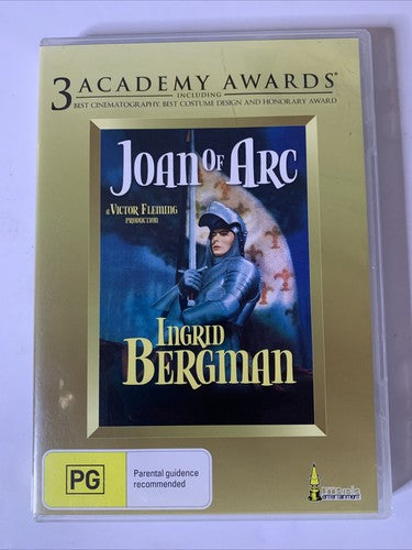Joan Of Arc (DVD, 1948) Ingrid Bergman, Victor Fleming Film Region 4