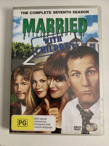 Married With Children: Season 7 (DVD, 1993, 3-Disc) Region 4 NEW